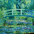 Water Lilies and Japanese Bridge