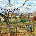 Camille Pissarro -  The Fence
