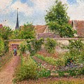 Camille Pissarro - Vegetable Garden, Overcast Morning, Eragny